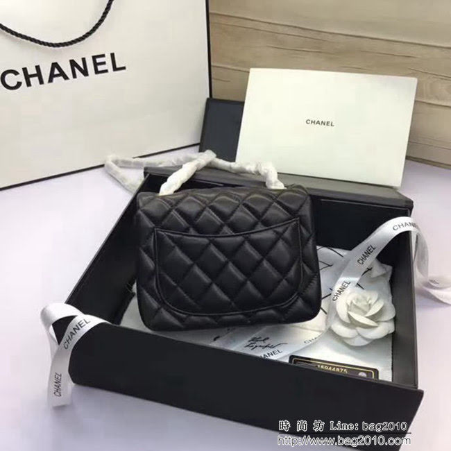 香奈兒CHANEL 升級版A1115進口小羊皮金銀鏈條單肩斜挎包 DSC1623